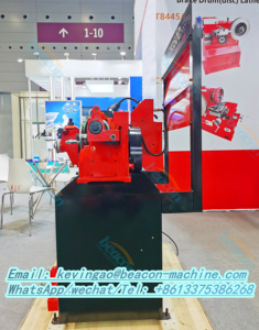 Máquina rectificadora y desbastadora de discos de freno y tambores para automóviles China C9350C, torno de reparación de discos, máquina inteligente para automóviles - Product Image 2