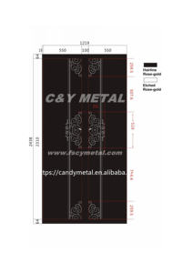 Panel decorativo de acero inoxidable de posicionamiento de gama alta Cabina de elevador de acero inoxidable dedicada - Product Image 5