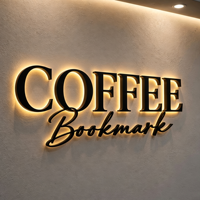 Enseigne lumineuse LED personnalisée pour entreprise, logo 3D, enseigne extérieure pour devanture de magasin, pour CAFÉ