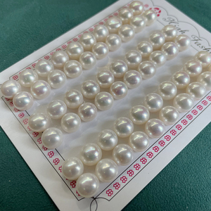 3A gioielli bianchi prezzo all'ingrosso vero bottone ostriche coltivate perle d'acqua dolce naturali per gioielli che fanno perle sciolte - Product Image 3