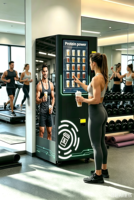 Distributeur automatique de boissons protéinées chaudes et froides, distributeur automatique de poudre de protéines pour salle de sport, magasin et hôtel, kiosque à écran tactile