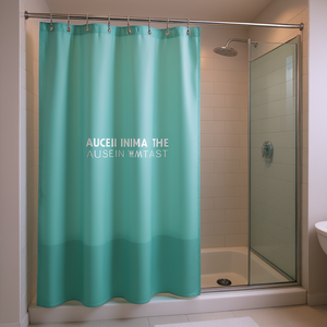 Cortina de Ducha de 2 Caras 180 x 200 Cm Modelo Verde Aqua - Product Image 3