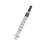 Seringue en verre vide pour concentrés et distillats, 1 ml, 3 ml, avec embout Luer Lock et graduations