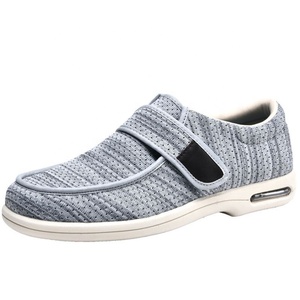 Mocasines Textiles Ligeros con Cierre de Velcro, Parte Superior de Malla Transpirable, Soporte para el Arco del Pie, Antideslizantes, Zapatos Sin Cordones para Hombre, para Todas las Temporadas - Product Image 4