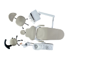 Fauteuil dentaire complet sur mesure, adapté aux cliniques et hôpitaux dentaires.