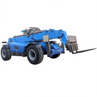 Nuevo Manipulador Telescópico Todoterreno 4x4 de 4 Toneladas, Telemanipulador, Montacargas, Diésel, Precio de Fábrica, Venta Móvil