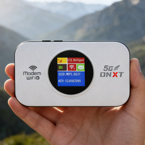 Routeur Sim DNXT 4g Wifi Routeur Wifi 4g Mifi Routeur 4g avec Sim Wifi Routeur Extérieur 3000mAh WPS Type-C Wifi6 LCD <span class=keywords><strong>pour</strong></span> Utilisation Extérieure - Product Image 1