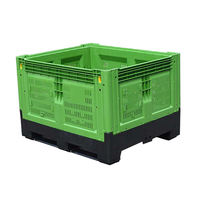 Vente en gros Boîtes de rangement pliantes robustes Bac à palettes en plastique pour un stockage pratique, empilables et durables