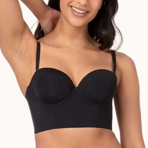 <span class=keywords><strong>Soutien</strong></span>-<span class=keywords><strong>gorge</strong></span> bandeau convertible antidérapant pour femme, dos bas, sans bretelles, long, multi-positions, push-up, avec assistance complète pour le dropshipping - Product Image 2