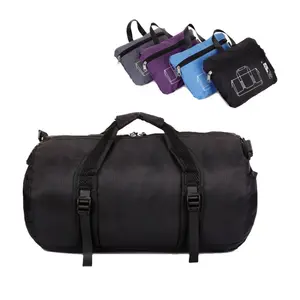 OEM ODM katlanır seyahat çantası Sac De Voyage büyük kapasiteli su geçirmez postacı çantası spor bagaj spor Crossbody çanta Tote çanta