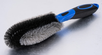 Brosse de lavage de voiture MK-C006 30 cm, brosse de nettoyage automobile à poils doux bicolores, outil de lavage de voiture avec poignée antidérapante pour voiture, camion, SUV
