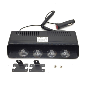 New 9LED & 12LED kính chắn gió Dash khẩn cấp cảnh báo nhấp nháy đèn đỏ màu xanh vàng 12V xe Strobe <span class=keywords><strong>flash</strong></span> ánh sáng đèn sương mù - Product Image 4