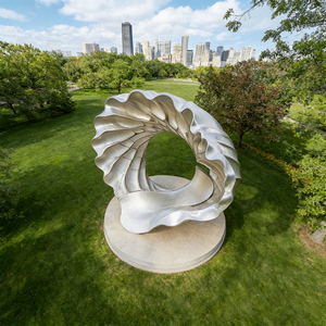 Modern Sanat Paslanmaz Çelik Dış Mekan Bahçe El Heykeli Fabrikadan Doğrudan Satış Özelleştirme - Product Image 6