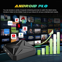 2025 Nouveau Q1 Mini + 4k Tv Box Quad Core Android 14 Double WIFI 2GB RAM 16GB ROM Rk3518 Smart Fire TV Stick Set-Top Box Q1 Mini Plus