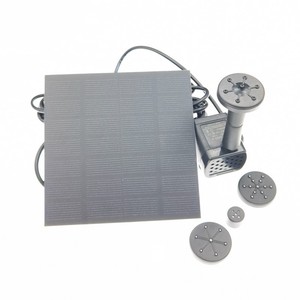 Pompe à eau solaire 1,2W, fontaine carrée, port de décharge 8,5mm, hauteur de refoulement 1,5M, corps en ABS pour bassin de jardin - Product Image 3