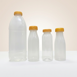Botella Premium para Jugo de Leche con Tapa, Botella de Plástico HDPE para Almacenamiento y Envasado de Leche, Jugo, Productos Lácteos y Bebidas - Product Image 4