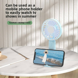 Mini ventilateur USB portable - Personnalisable, compact, silencieux, aromathérapie, trois vitesses, durable, nouveau ventilateur portable - Product Image 2