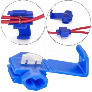 100 pièces En Plastique 2 Trous Réglable Fil Cordon Clips De Câble D'épissure Rapide Snap Fil Connecteur 12-10, 16-14, 22-18 AWG - Product Image 2