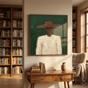 <span class=keywords><strong>Peinture</strong></span> à l'huile sur toile personnalisée, originale, peinte à la main, représentant une figurine de dessin animé, art mural <span class=keywords><strong>moderne</strong></span> pour le salon, décoration de la maison - Product Image 4