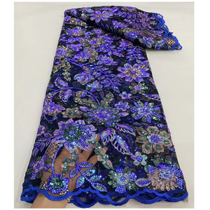 Phi ren vải cho Nigeria Wedding party Wedding Dress vải Sequins thêu Wedding Bridal ren cho Đảng Dress - Product Image 3