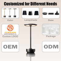 Lampe de table Senya-Pro aspect laiton, sans fil, rechargeable, LED, commande tactile, intensité réglable, abat-jour plissé, décoration de table à manger
