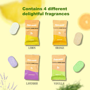 Savon Solide Effervescent OEM pour Soins de <span class=keywords><strong>la</strong></span> Peau, Savon Liquide en Comprimé Moussant Rechargeable pour les Mains, Nettoyant Moussant pour les Mains, Savon de Voyage - Product Image 2
