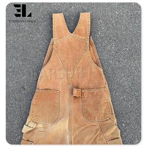 Tuta da Lavoro LARSUR Personalizzata in Tela di Cotone Trapuntata Effetto Vissuto per Uomo, Stile Carpentiere, Cargo, Denim, Tuta da Lavoro in Tela - Product Image 3