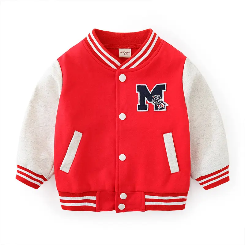 Abbigliamento per bambini giacca per ragazzi primavera e autunno giacca Cardigan per bambini giacca maglione da Baseball per bambini