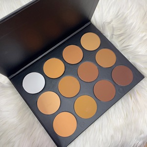 Top Selling HD Matte Pressed Powder Contour Palette Private Label <strong>Makeup</strong> Contouring Blush Palette - Product Image 2