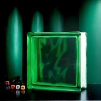 Bloc de verre carré creux insonorisant et isolant thermiquement, brique de verre décorative pour cloison de salle de bain et mur de cour