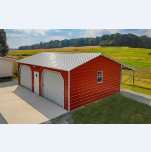 Kits de construction modernes <span class=keywords><strong>en</strong></span> acier préfabriqué pour abris industriels, entrepôts à faible coût, garages de stockage pour camions - Product Image 1