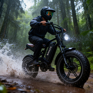 KOOLUX X9mini Dropshipping VARUN Vélo Électrique à Pneus Larges 16 pouces, Autonomie 65 km, 500W, 25 km/h, Suspension Intégrale, Stream Crossing, Entrepôt UE - Product Image 4