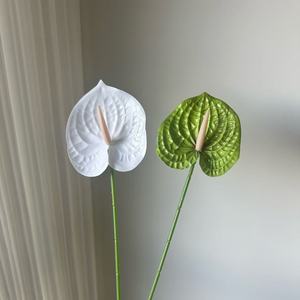 Fleur d'Anthurium Artificielle Junheyuan, Branche Unique, Fleur Artificielle Imprimée en 3D pour la Décoration Intérieure et les Arrangements Floraux - Product Image 2