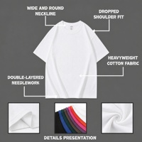T-shirt Homme Oversize Imprimé Léopard 100% Coton 270 GSM Grammage Lourd Épaules Tombantes Logo Personnalisé Vente en Gros Usine