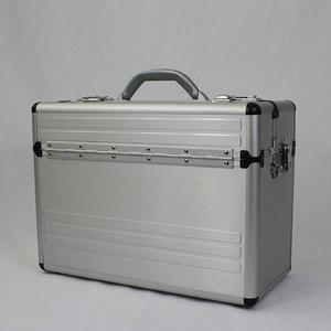 Venta caliente de plata portátil de alta seguridad de aluminio <span class=keywords><strong>piloto</strong></span> maletín - Product Image 2