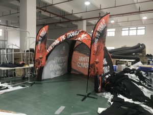 Tentes dôme gonflables étanches <span class=keywords><strong>à</strong></span> LED pour <span class=keywords><strong>l</strong></span>'extérieur, vente en gros, tentes flottantes X Canopy accrocheuses pour événements sportifs - Product Image 6