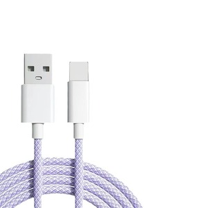 Câble de données tressé USB C vers USB A, charge rapide pour iPhone 11 13 14 Pro Max PD 20W - Product Image 1