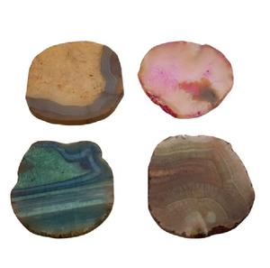 แผ่นไม้รองแก้ว/เสื่อและแผ่นรองสำหรับตกแต่งบาร์บ้าน,ที่รองแก้วเรซินเลียนแบบอาเกตคุณภาพดี - Product Image 2