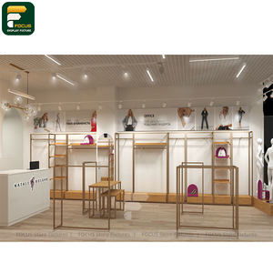 ชั้นวางเสื้อผ้าติดผนังด้านข้างสำหรับร้านค้าปลีก - Product Image 3