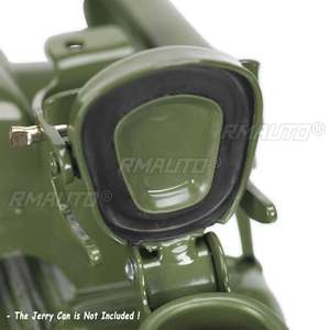 Boquilla flexible de goma metálica para bidones de 5/10/20 litros, para verter combustible, con sello de 38 cm + junta de sellado - Product Image 2