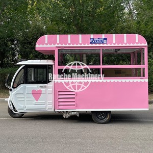 รถเข็นขายอาหารพลังงานแสงอาทิตย์ 3 ล้อ แบบไฮบริด สำหรับขายฮอทดอก - Product Image 5