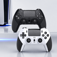 Control Inalámbrico con Efecto Hall para PS5 y PC, Gamepad BT con Batería de 1000mAh, Botones Traseros Programables, Función Turbo Macro