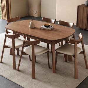 Solid Wood Extendable Oval <b>Dining</b> <b>Table</b> For <b>Dining</b> <b>Room</b> Home Use With Box Frame Structure - Product Image 4