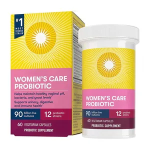 Private Label 90 Billion CFU Probiotic Supplement Capsules For Vaginal Health Women