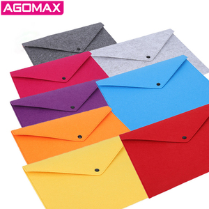 Carpeta de Fieltro Ecológica Personalizada de 3mm, Ligera y Duradera, para Documentos A4, con Botón a Presión, Ideal para Viajes de Negocios y Oficina - Product Image 6