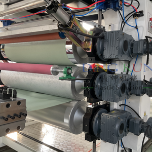 Línea de producción de máquina de fabricación de láminas de mármol Artificial de PVC de alta calidad/planta de fabricación de láminas de mármol Artificial de PVC - Product Image 3