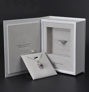 Luxury Custom Logo Cardboard <strong>Gift</strong> Box for Jewelry <strong>Featuring</strong> Matt Lamination Embossing UV Coating Printing Handlings - Product Image 4