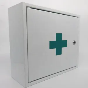 의학 내각 금속 응급조치 장비 약 상자 금속 잘 고정된 의학 내각 구매 의학 내각