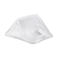Sac de stockage d'eau transparent en LDPE de 3L à 20L, conteneur de liquide à fond carré pour usage industriel