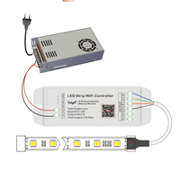 Contrôleur intelligent Tuya DC12-24V 6A/Ch CE ROHS DW CW RGB RGBW RGBCCT Modes de couleurs multiples Contrôleur de bande LED SMD5050